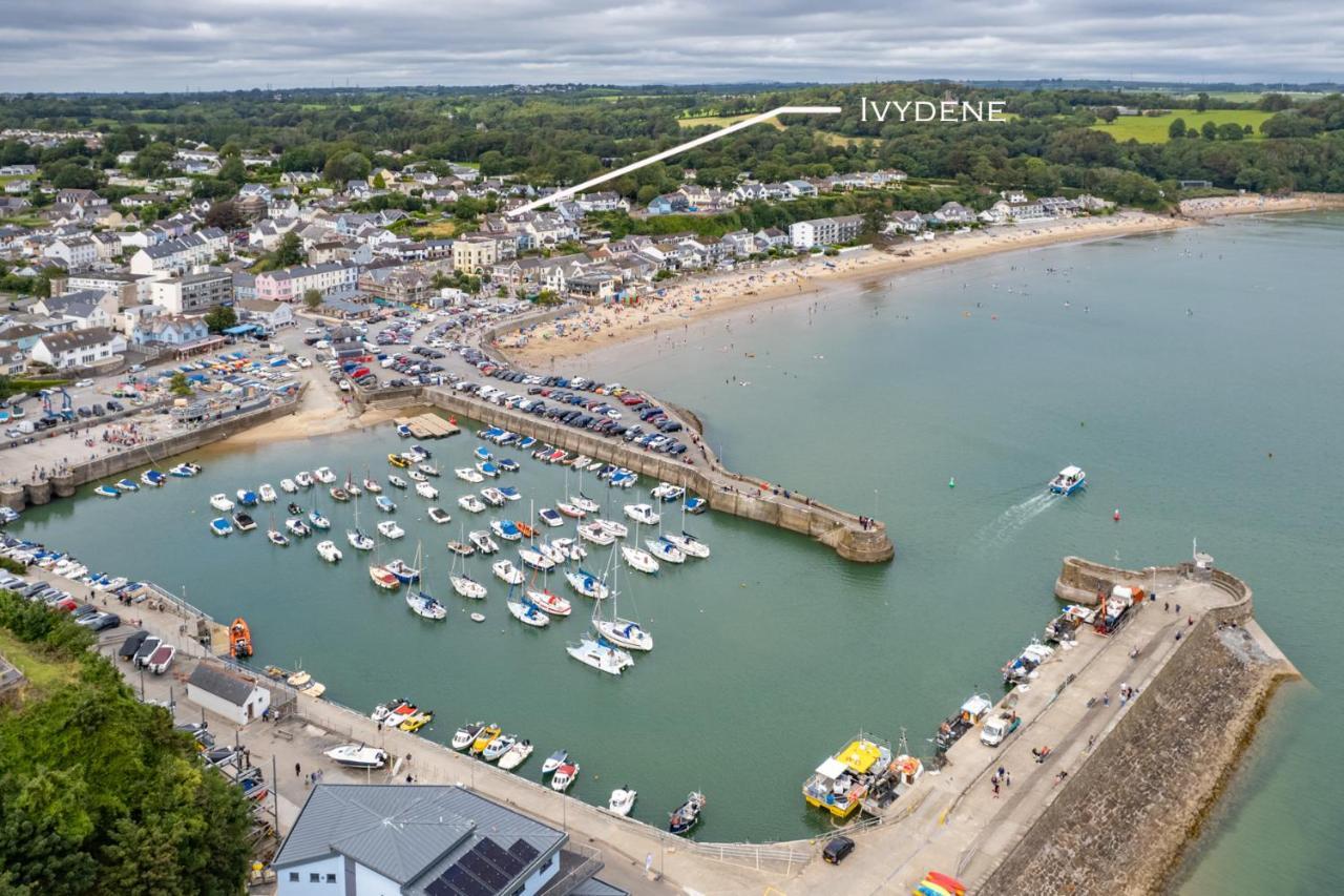 Ivydene - Beautiful Cottage, Stone Throw From Beach, Wonderful Sea Views Saundersfoot Buitenkant foto